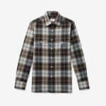 Dunhill checked flannel shirt 