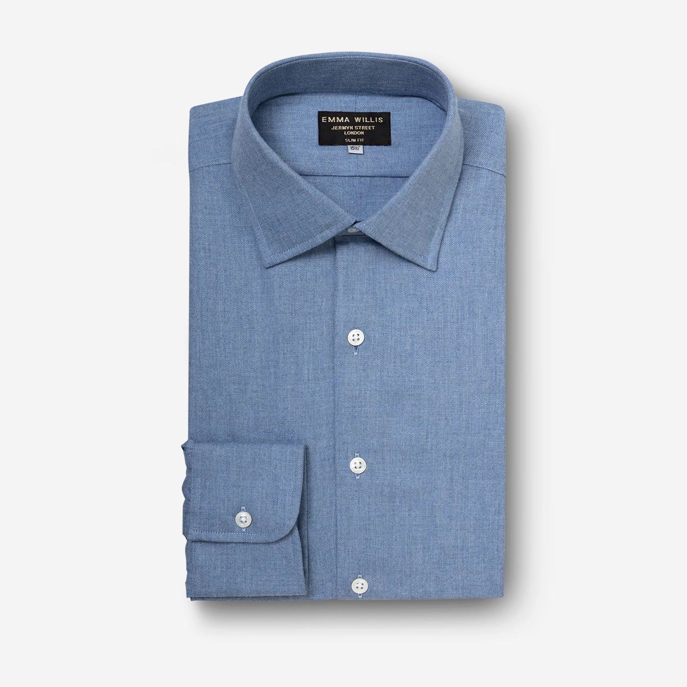 Emma Willis Brushed Cotton Shirt in Denim