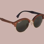 Ray Ban wood clubmaster sunglasses from David Clulow