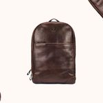 Bennett Winch Brown Leather Backpack