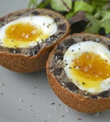 Food – Black Pudding Scotch Duck Eggs