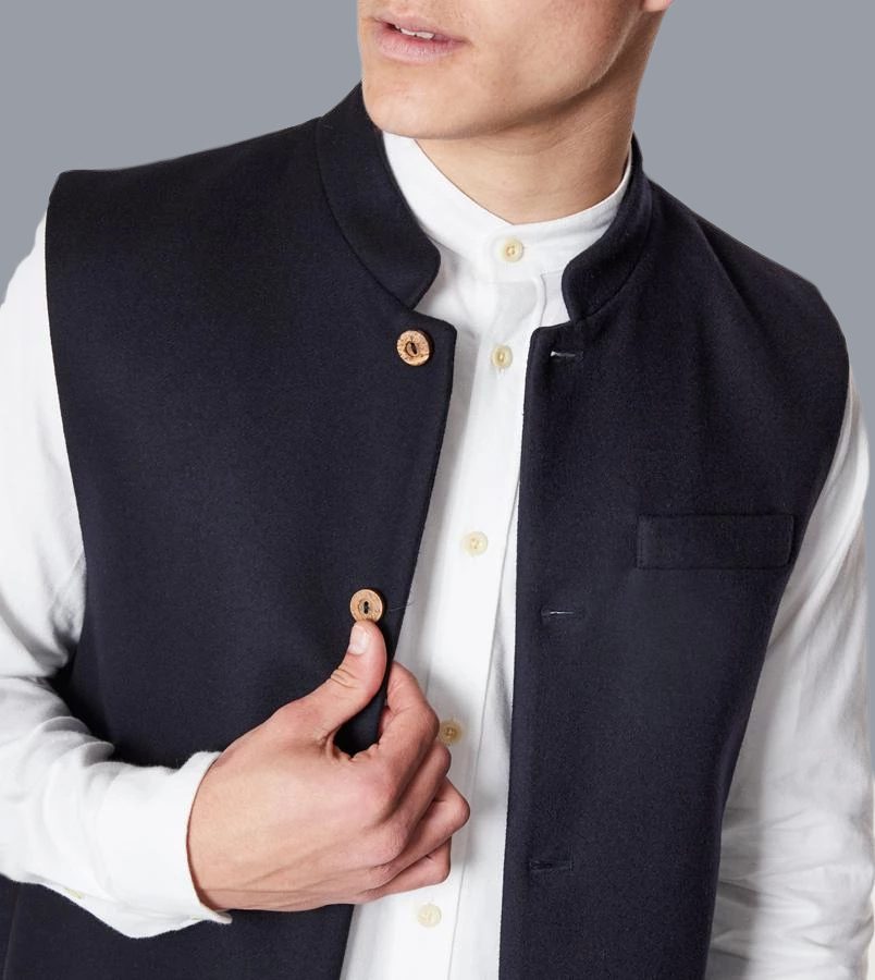 The Pick Brave the cold with Sir Plus Nehru Waistcoat