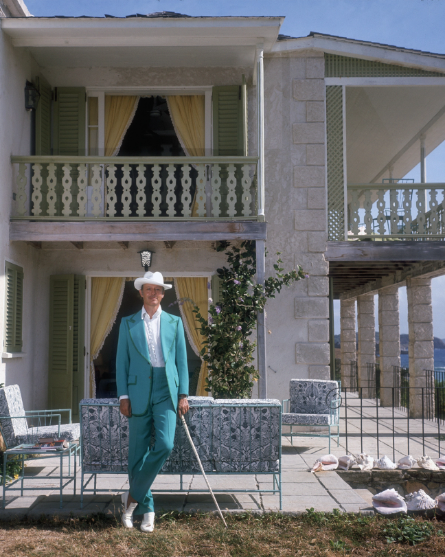 Colin Tennant on the island of Mustique, March 1973.