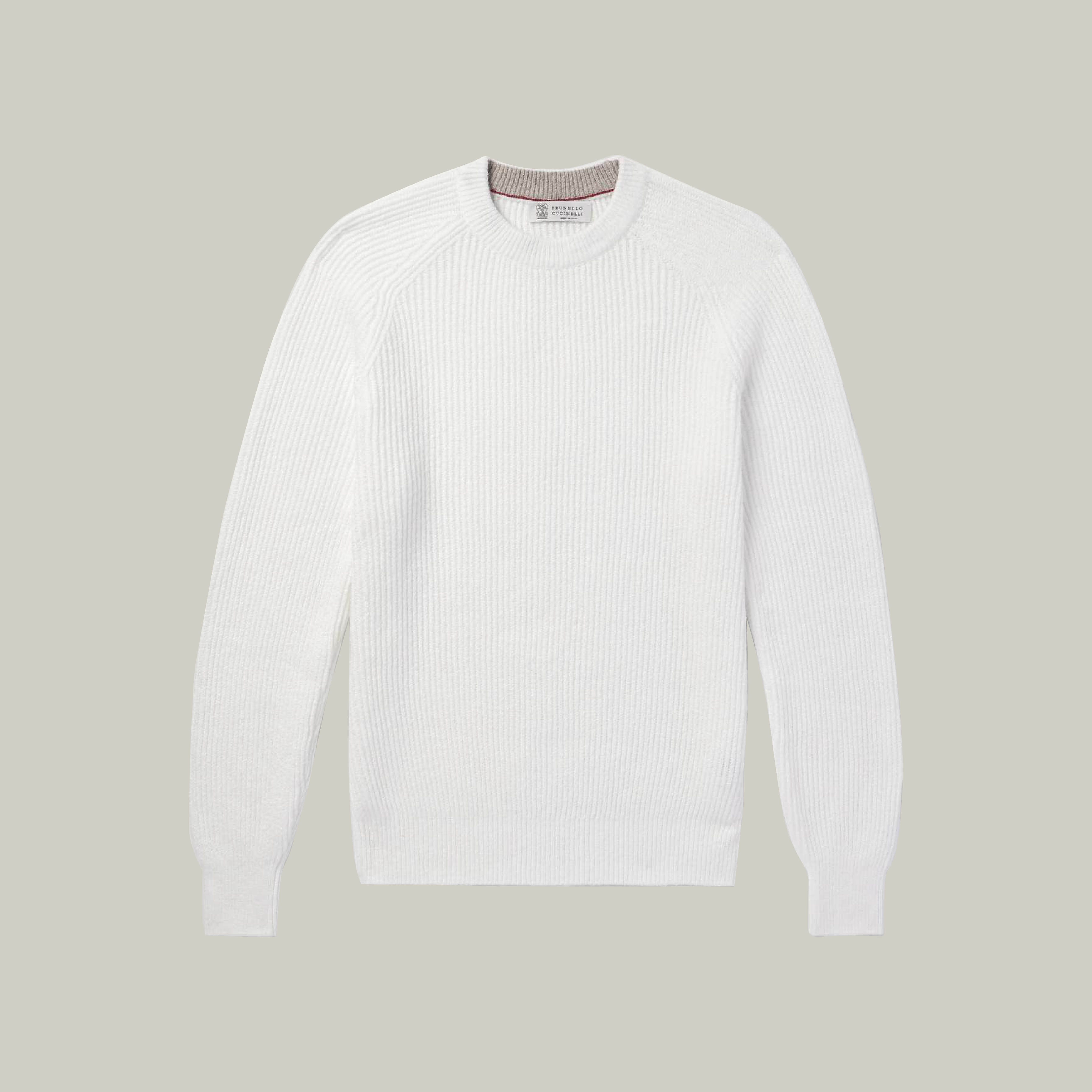 Brunello Cucinelli Ribbed Cotton Sweater
