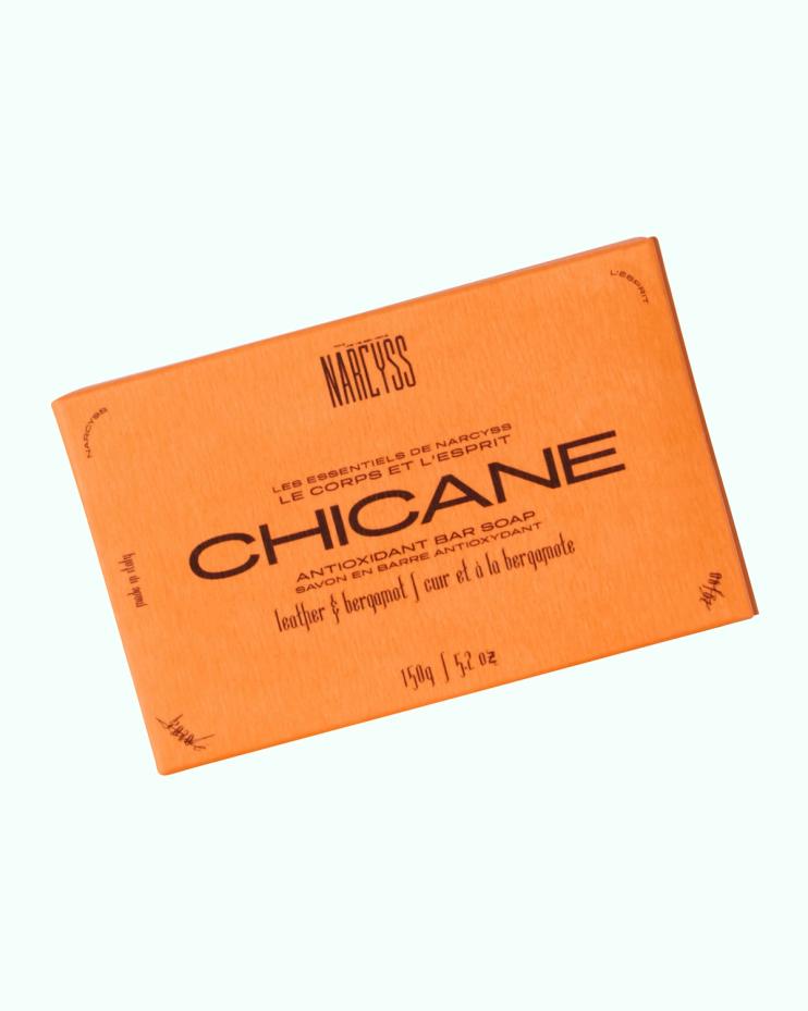 Chicane Leather and Bergamot Scented Antioxidant Bar Soap
