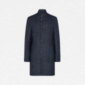 Tommy Hilfiger Houndstooth Stand-Collar Coat