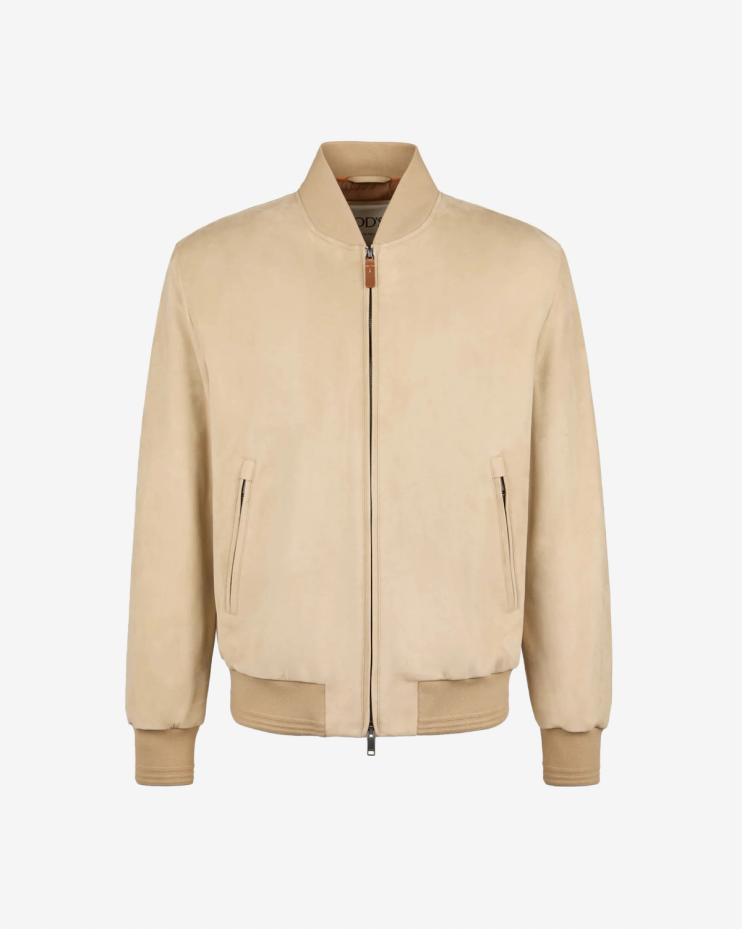 Brera Bomber Jacket in Pashmy Suede