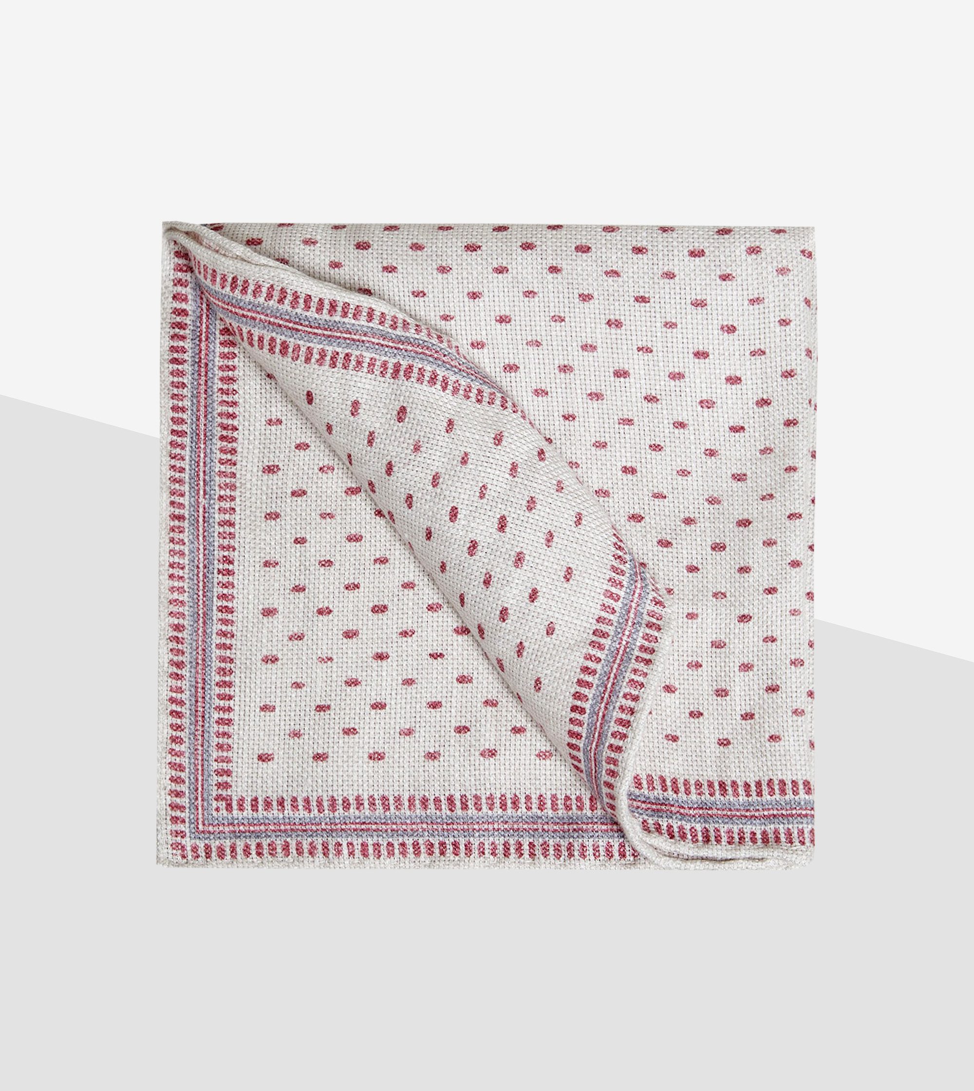 Brunello Cucinelli linen and cotton pocket square