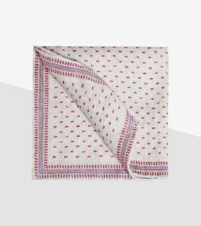 Brunello Cucinelli linen and cotton pocket square