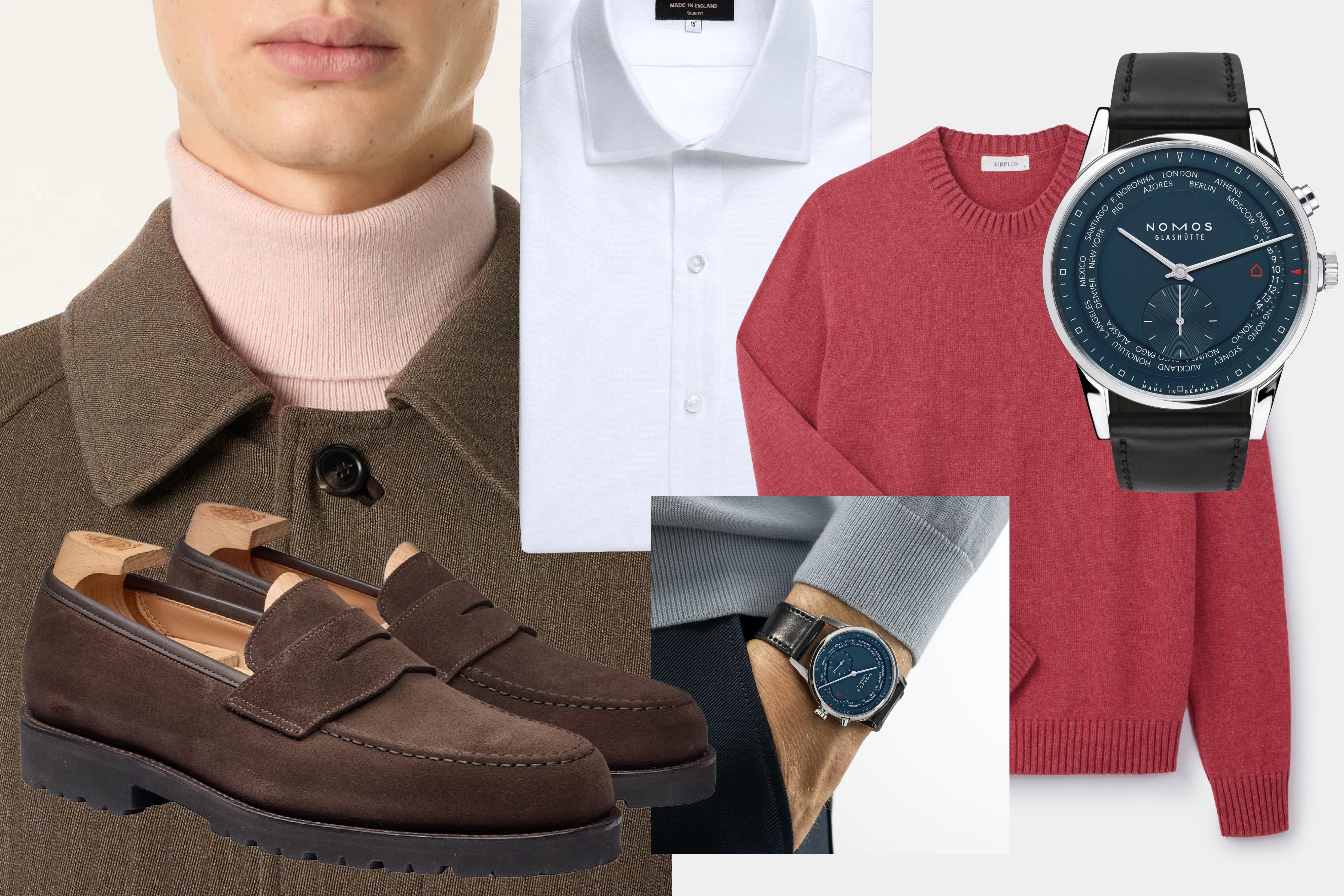 Menswear picks from NOMOS Glashütte, Loro Piana, Sirplus, Emma Willis and Crockett & Jones