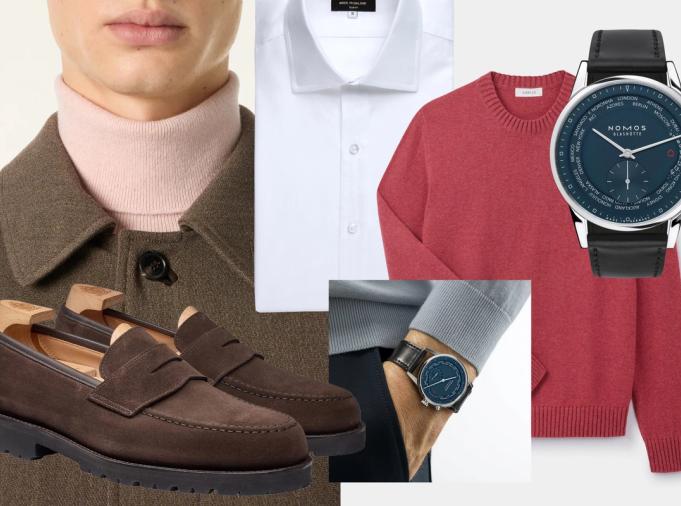 Menswear picks from NOMOS Glashütte, Loro Piana, Sirplus, Emma Willis and Crockett & Jones