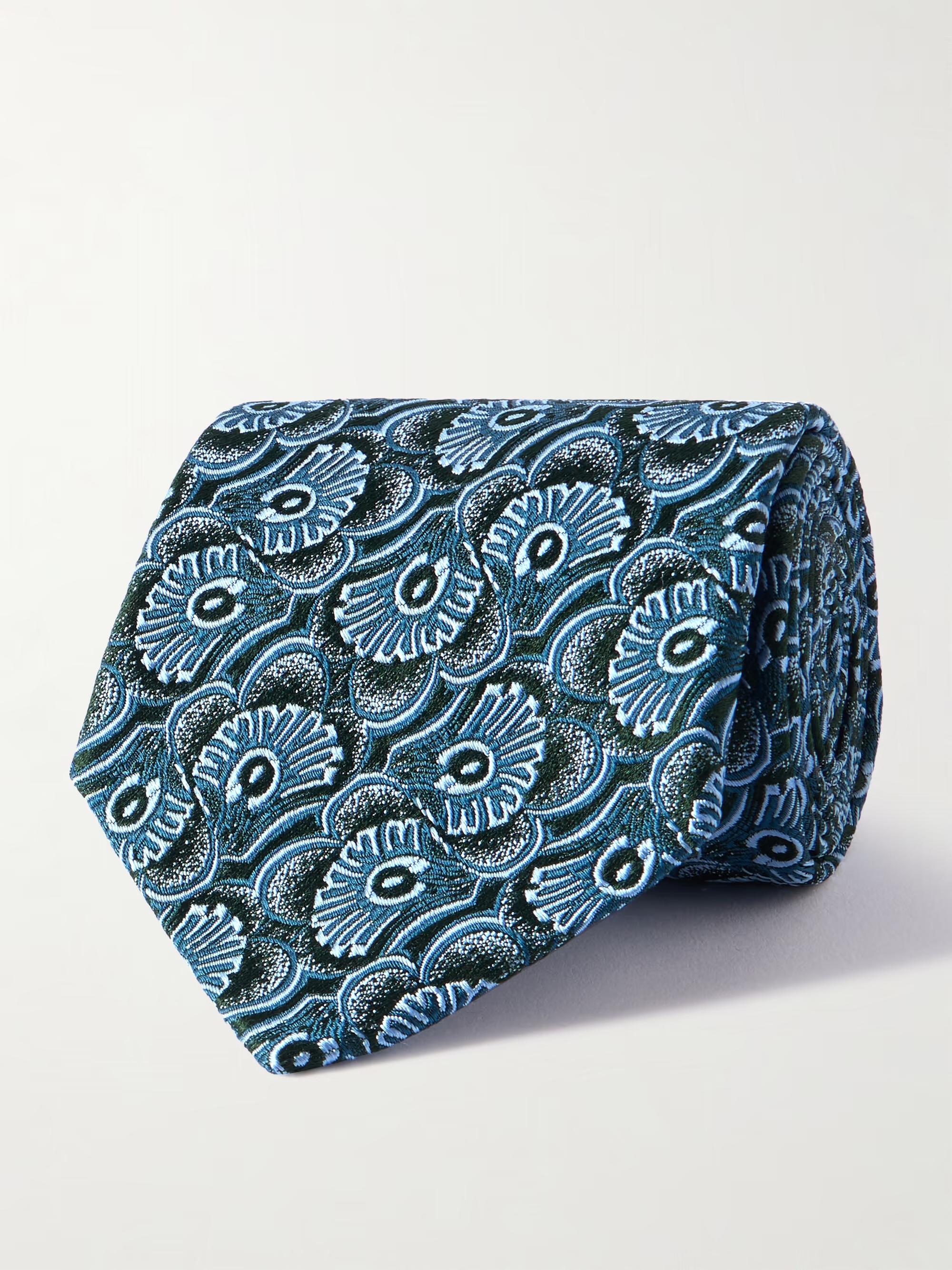 8.5cm Silk-Jacquard Tie