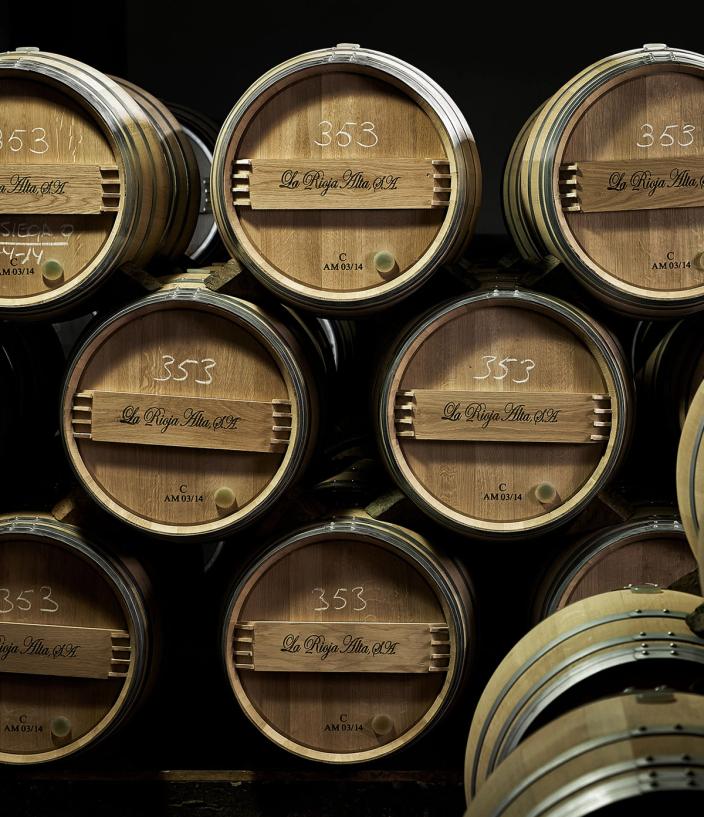 Barrels of La Rioja Alta