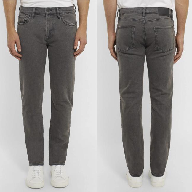 Burberry grey slim denim jeans