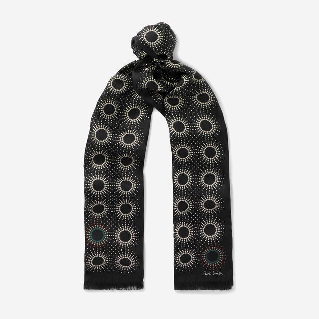 Paul Smith Sunburst Silk Scarf
