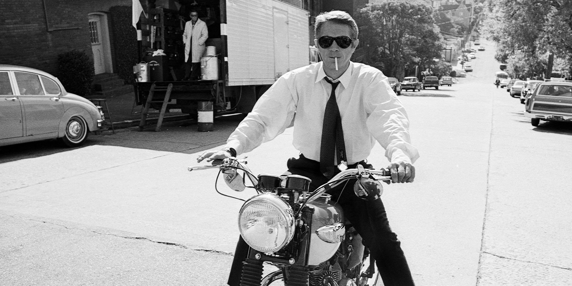 Iconic movie stars and their motorbikes