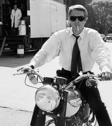Iconic movie stars and their motorbikes