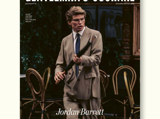 Gentleman’s Journal Autumn/Winter 2026 magazine covers on a cream background