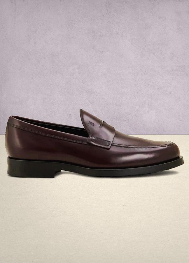 Tod’s Burgundy Loafers