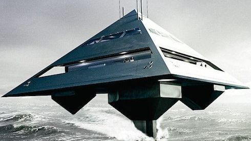 Introducing: the HYSWAS Tetrahedron Super Yacht