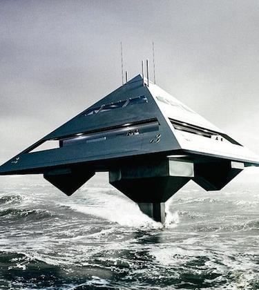Introducing: the HYSWAS Tetrahedron Super Yacht