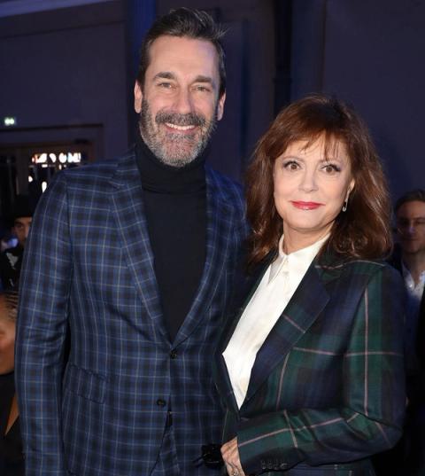 Jon Hamm and Susan Sarandon