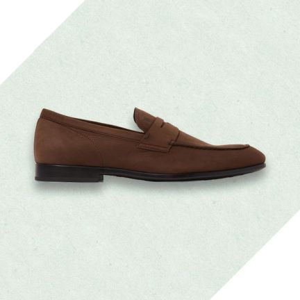 Tod’s Nubuck Penny Loafers