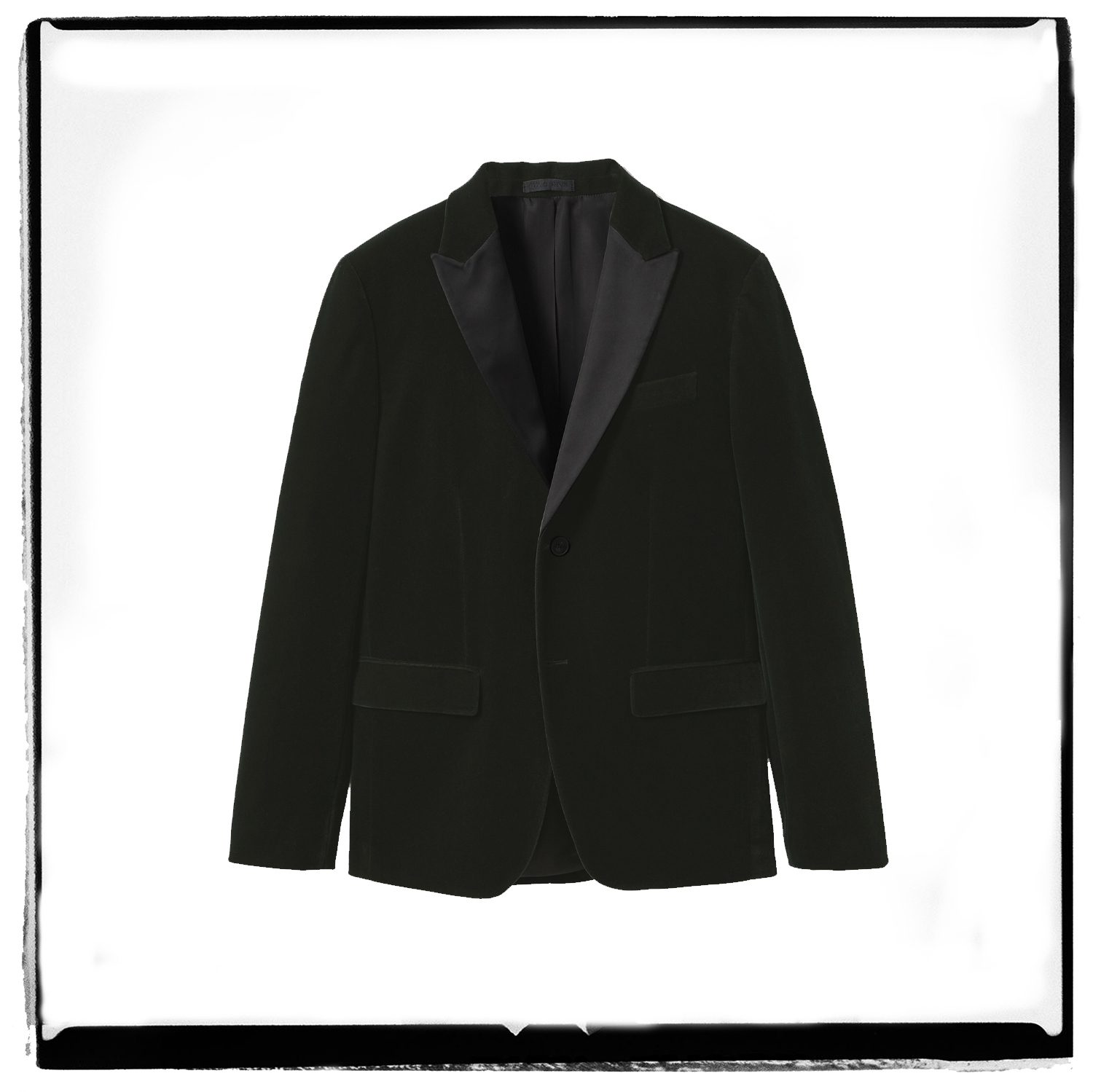 Mango Khaki Velvet Jacket