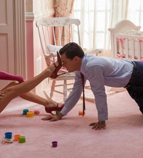 Margot Robbie Leo Dicaprio Wolf of Wall street