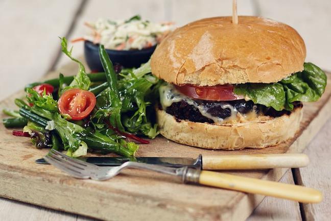 Black Bean and Beet Burger