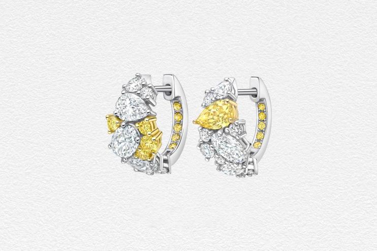 Origins Yellow Diamond Earrings