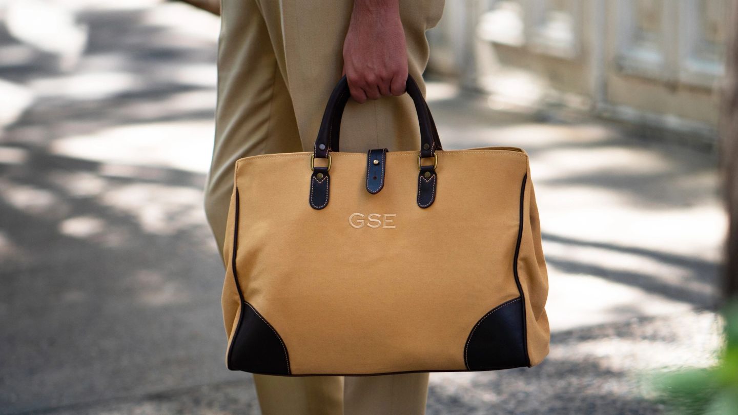 Personalised luggage is the true mark of a gentleman
