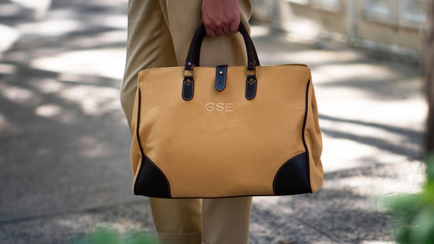 Personalised luggage is the true mark of a gentleman