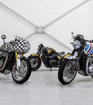 Triumph’s latest collaboration is two-wheeled art