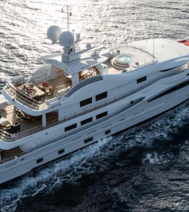 Step aboard superyacht Grace for an elegant voyage