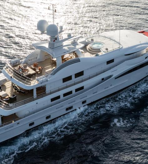 Step aboard superyacht Grace for an elegant voyage
