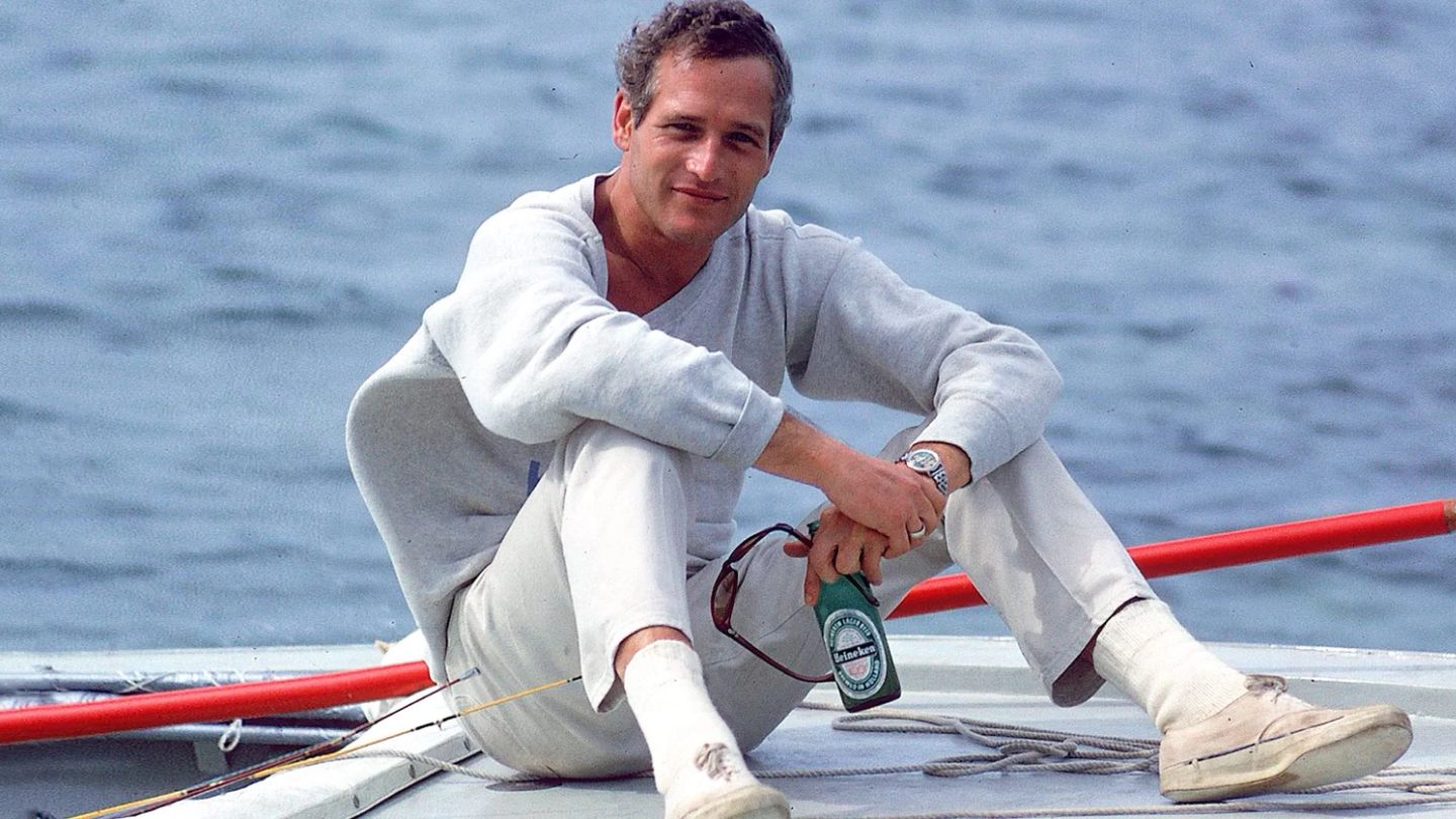 Lace up these white summer shoes to channel your inner Paul Newman