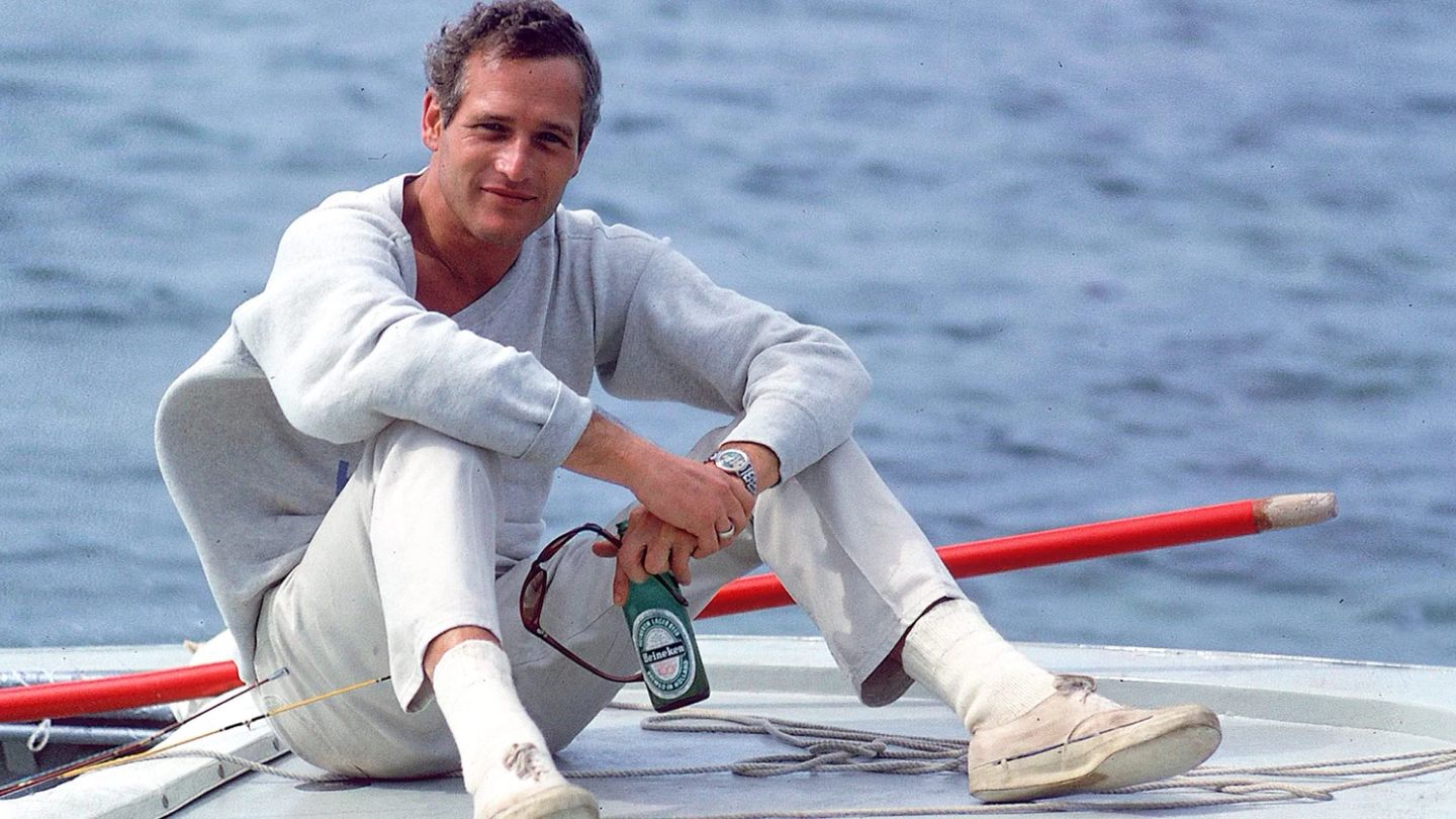 Lace up these white summer shoes to channel your inner Paul Newman