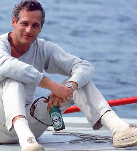 Lace up these white summer shoes to channel your inner Paul Newman
