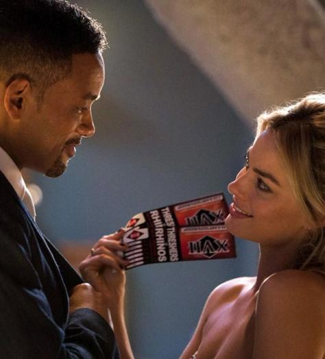 Will Smith Margot Robbie in Focus