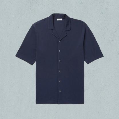 Sunspel Cotton Mesh Shirt