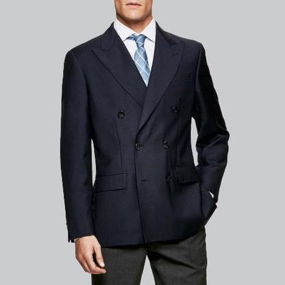 Hackett Double-Breasted Wool Blazer