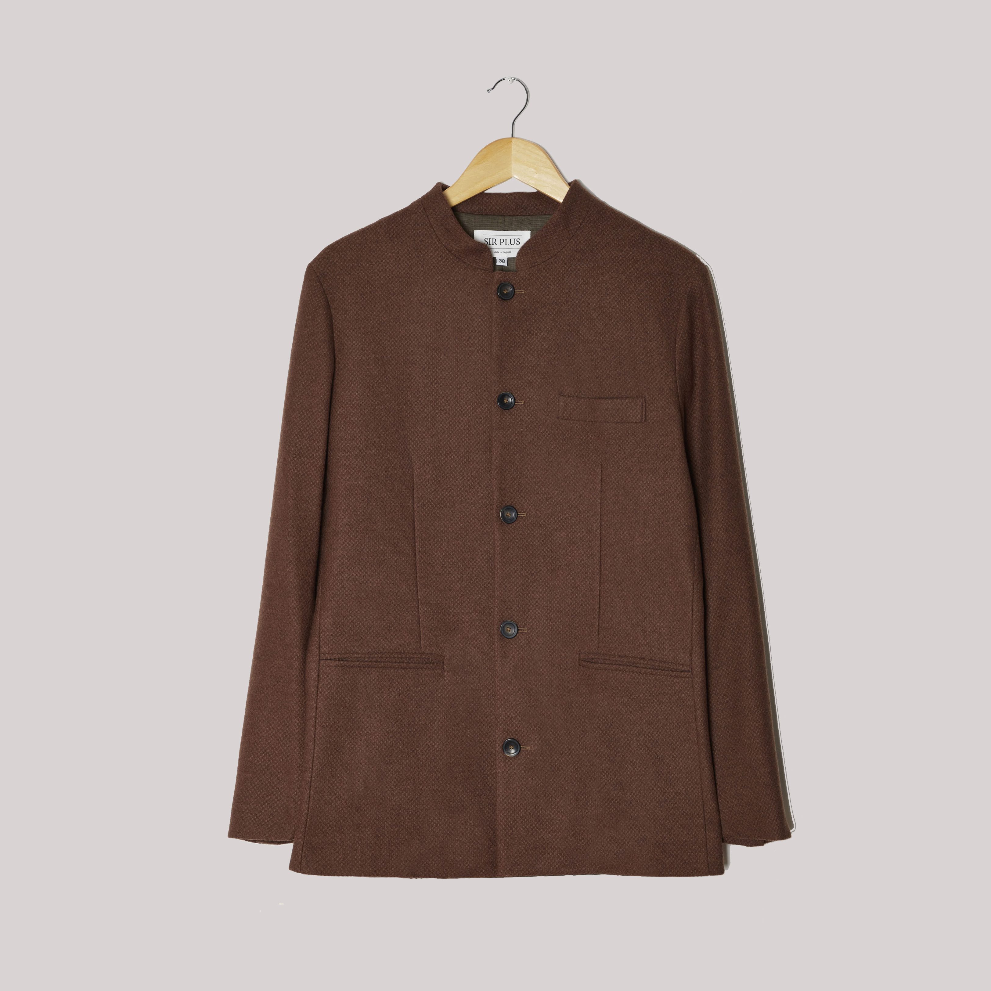 Rust Brown Nehru Jacket