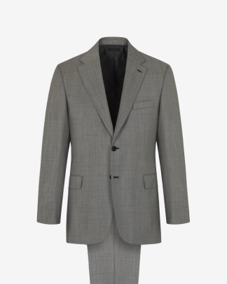 Brioni Grey sharkskin wool Trevi suit
