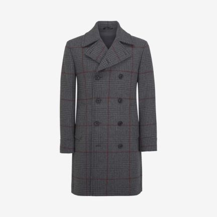 Gives & Hawkes Check Greatcoat