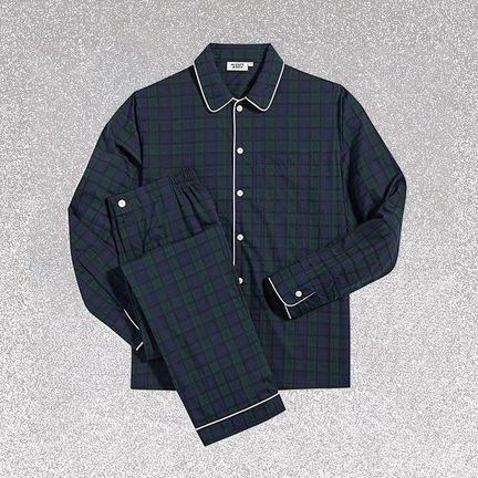 Sleepy Jones Black Watch flannel pyjamas