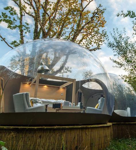 These bubble domes let you experience the Irish countryside in comfort