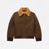 Tod’s Shearling-Lined ‘Shetland’ Bomber Jacket