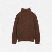 Cable Roll Neck Jumper