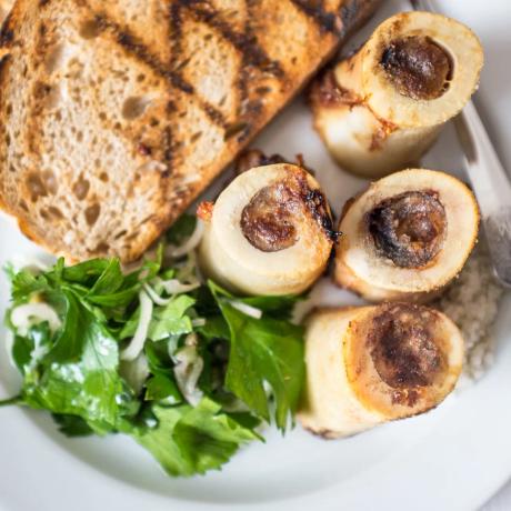 Roasted bone marrow on toast — St. John, London